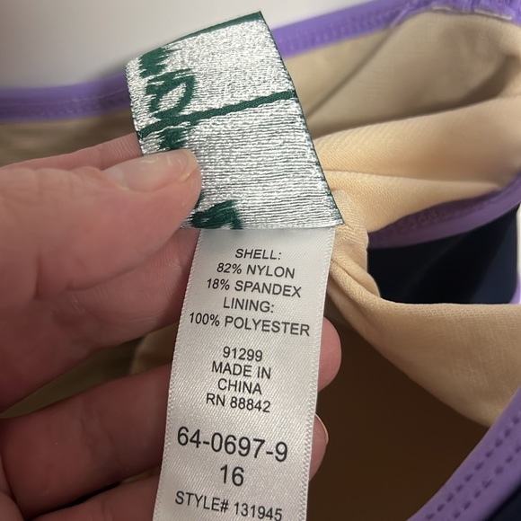 Swimsuits for All Beach Belle Color Block Tankini - Picture 5 of 6